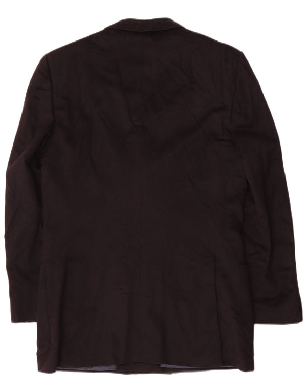 Giacca Blazer Doppiopetto Valentino Uomo IT 46 Small Nera in Lana Vergine