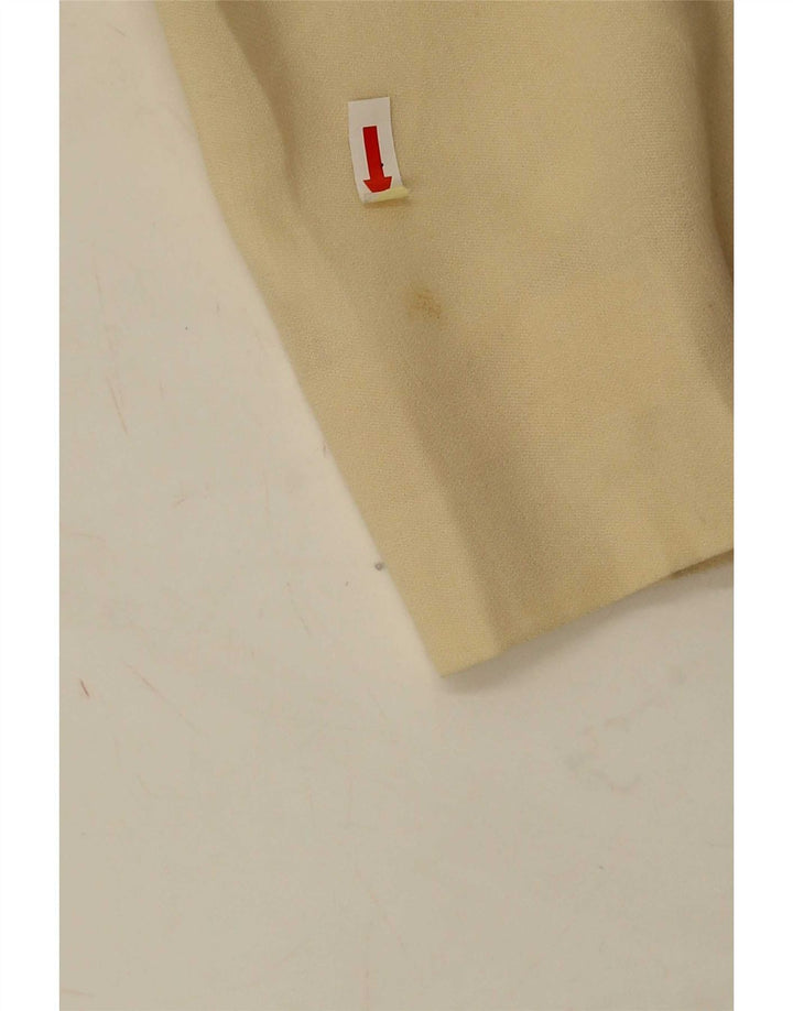 Giacca blazer da donna a 1 bottone Marella UK 12 lana vergine gialla media
