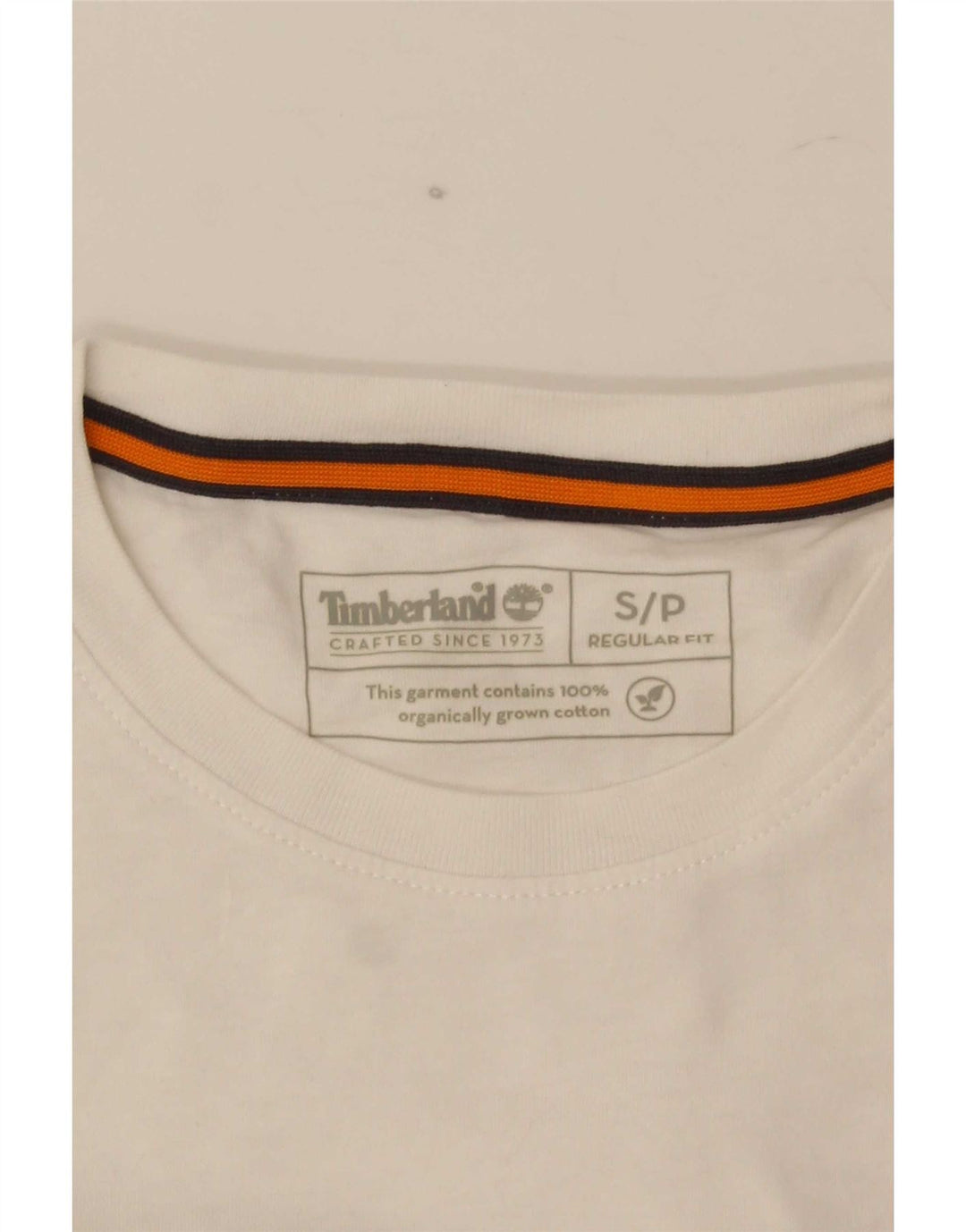 T-shirt grafica da uomo con vestibilità regolare Timberland, piccola, in cotone bianco