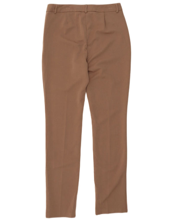 Pantaloni chino slim da donna Marks & Spencer UK 12 medi W32 L33 Marrone