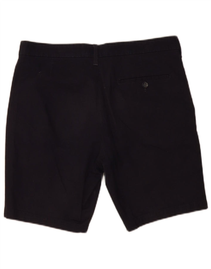 Pantaloncini chino da uomo Marks & Spencer W32 cotone blu navy medio