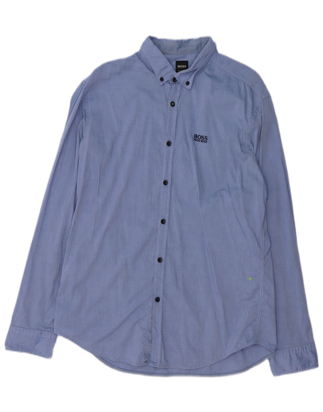 Camicia HUGO BOSS da uomo vestibilità regolare grande cotone blu