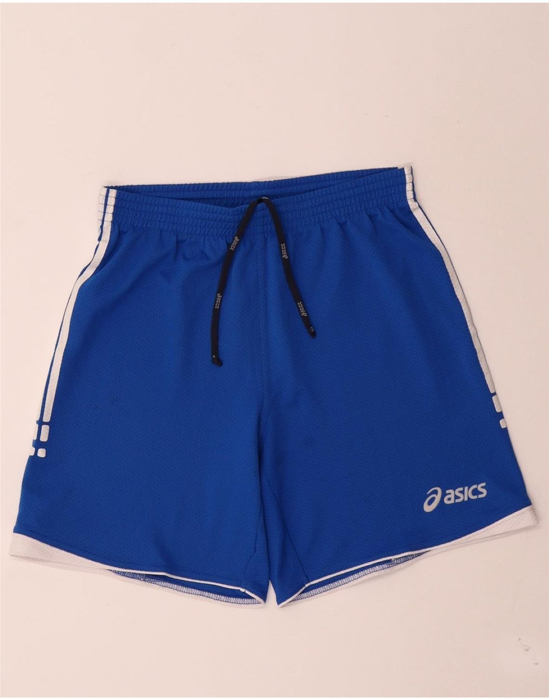 Pantaloncini sportivi ASICS da uomo in poliestere blu medio