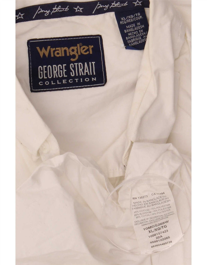 Camicia da uomo Wrangler XL in cotone bianco