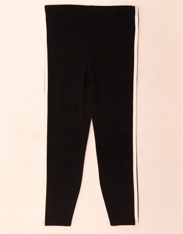 Leggings Adidas Donna UK 20/22 XL Cotone Nero