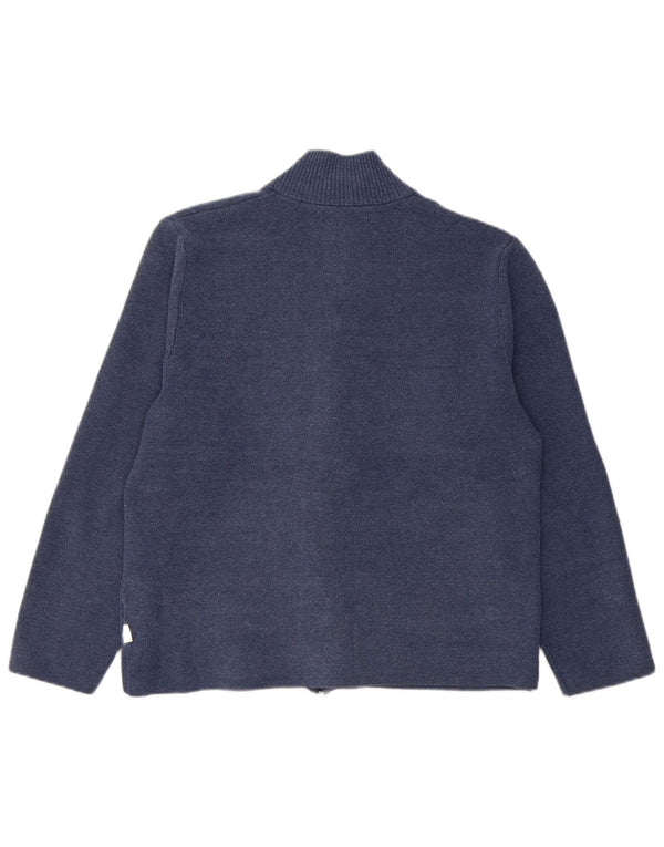 Maglione cardigan da donna Marks & Spencer UK 14 Poliestere blu navy medio