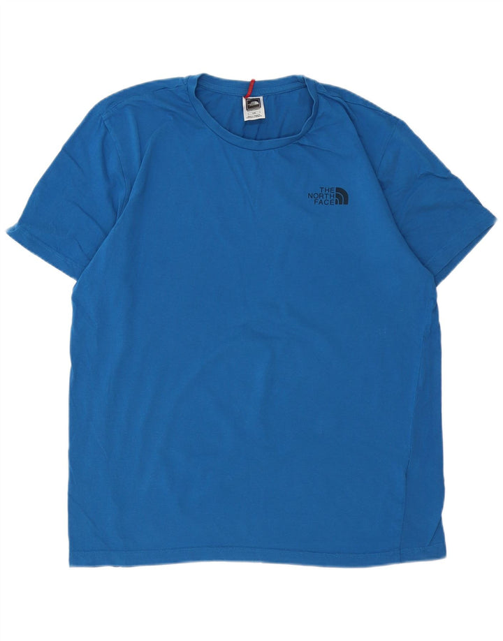 THE NORTH FACE T-shirt da uomo Top grande in cotone blu