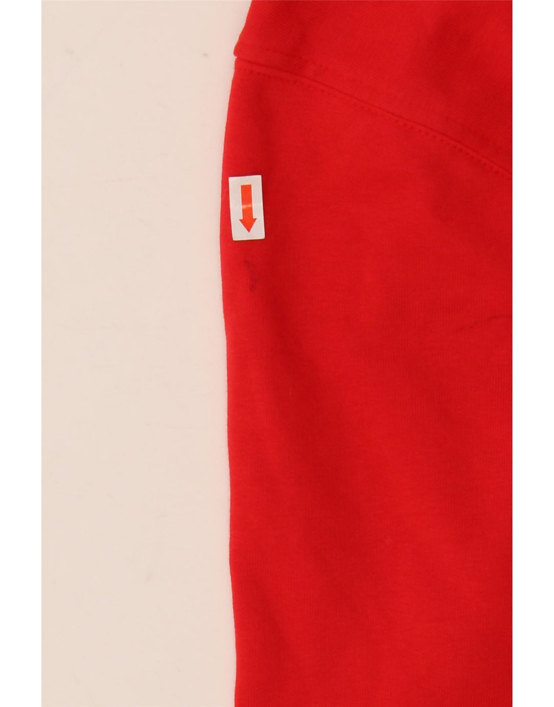 Felpa con cappuccio grafica da uomo Champion Large rossa