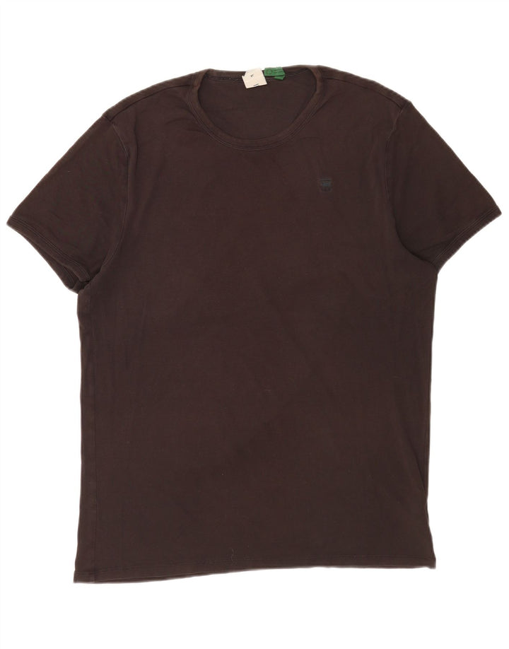 T-shirt da uomo G-Star Top XL in cotone marrone