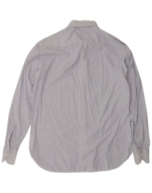 Camicia da uomo Ermenegildo Zegna taglia 41 16 grande gessato blu