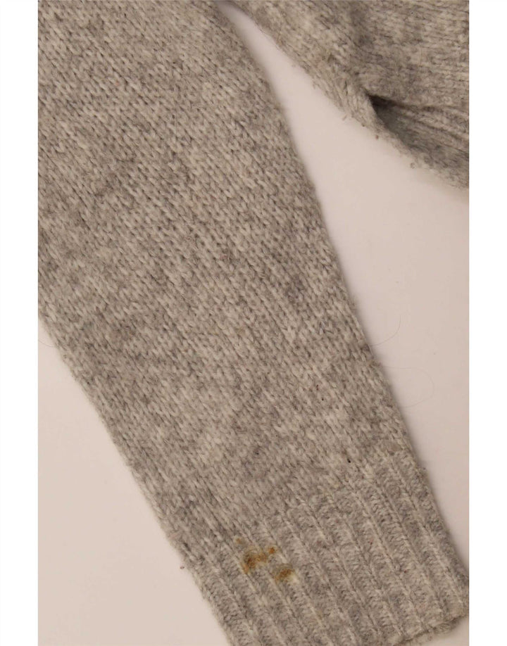 Maglione cardigan per ragazze Zara 8-9 anni grigio screziato