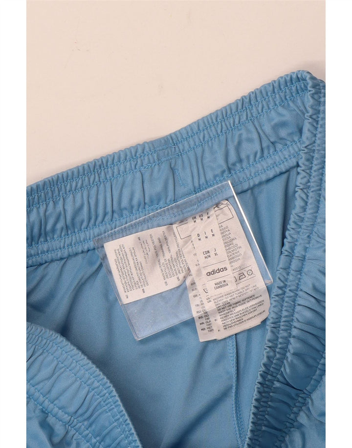 Pantaloncini sportivi Adidas Aeroready da uomo in poliestere blu medio