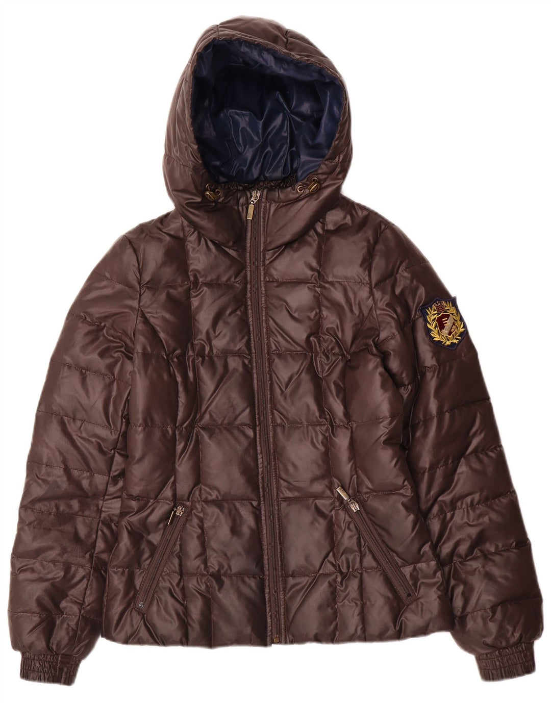 Giacca imbottita con cappuccio da donna Esprit UK 6 XS Marrone