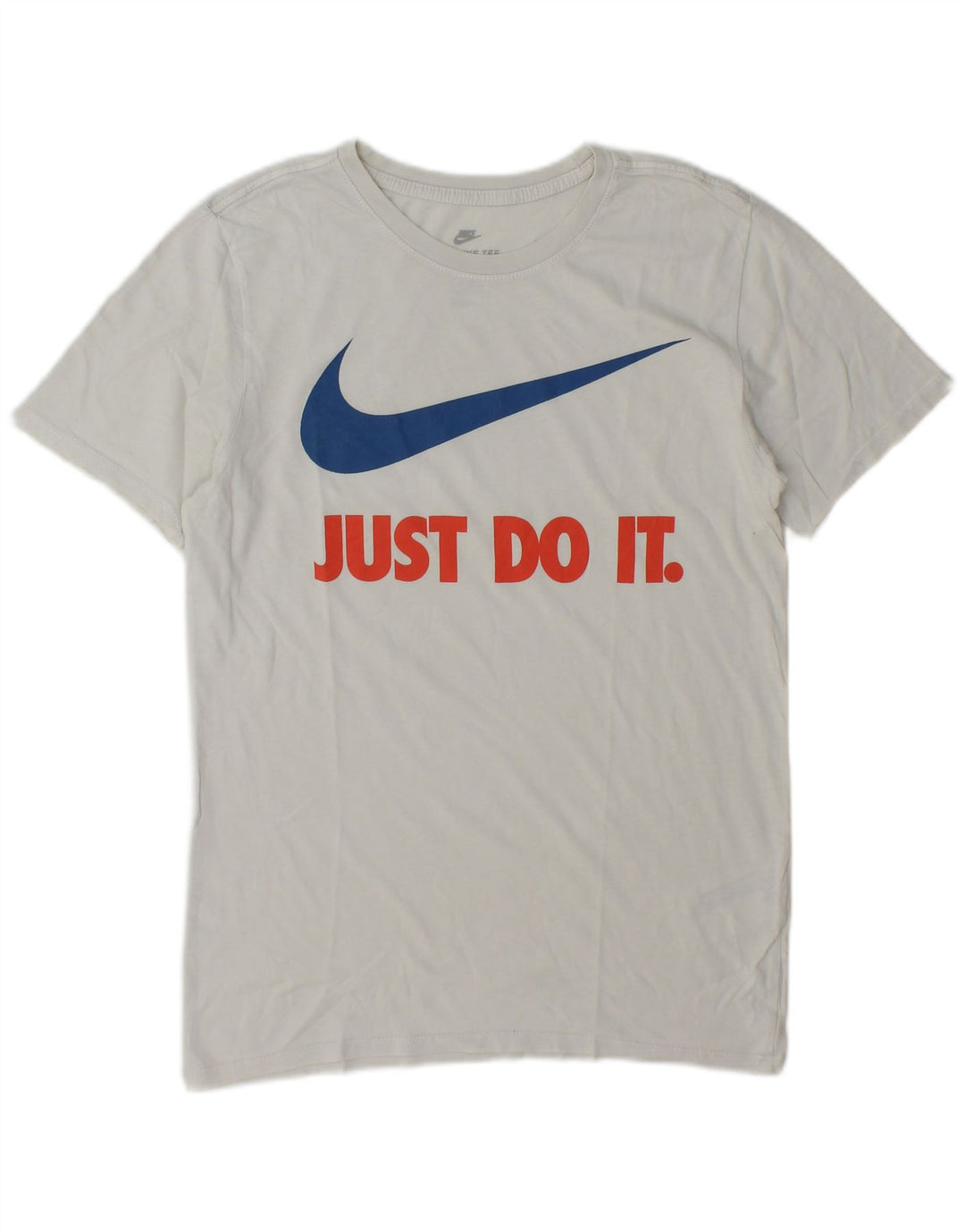T-shirt grafica Nike da uomo con taglio atletico, piccola, in cotone bianco