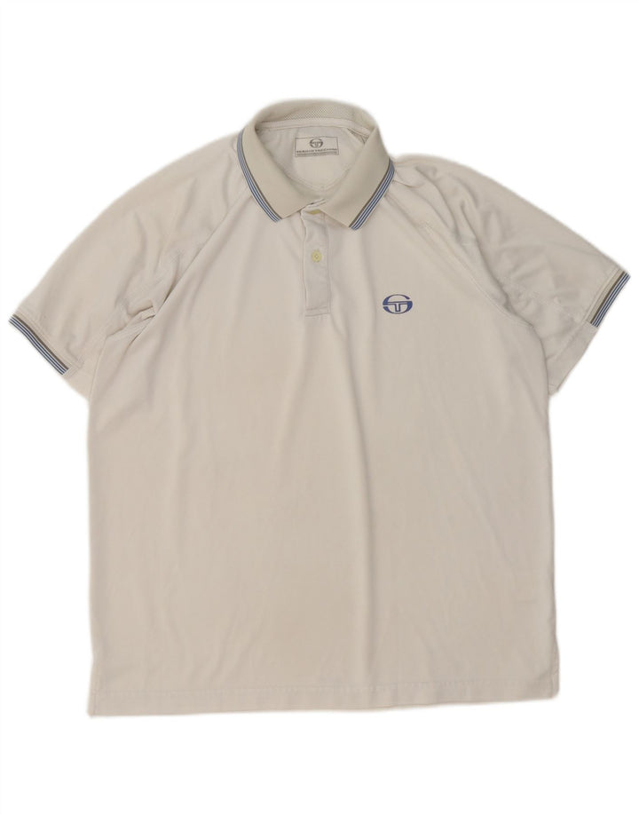 Polo Uomo Sergio Tacchini XL Poliestere Bianco