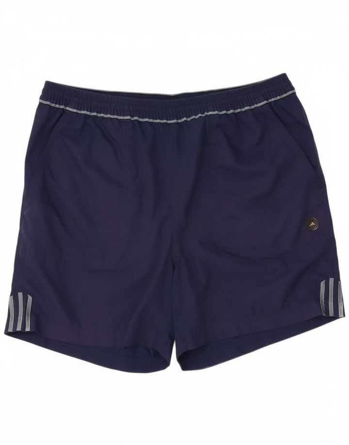 Pantaloncini sportivi Adidas da uomo grandi blu navy