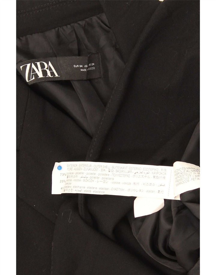 Giacca blazer a 1 bottone da donna Zara EU 34 2XS poliestere nero