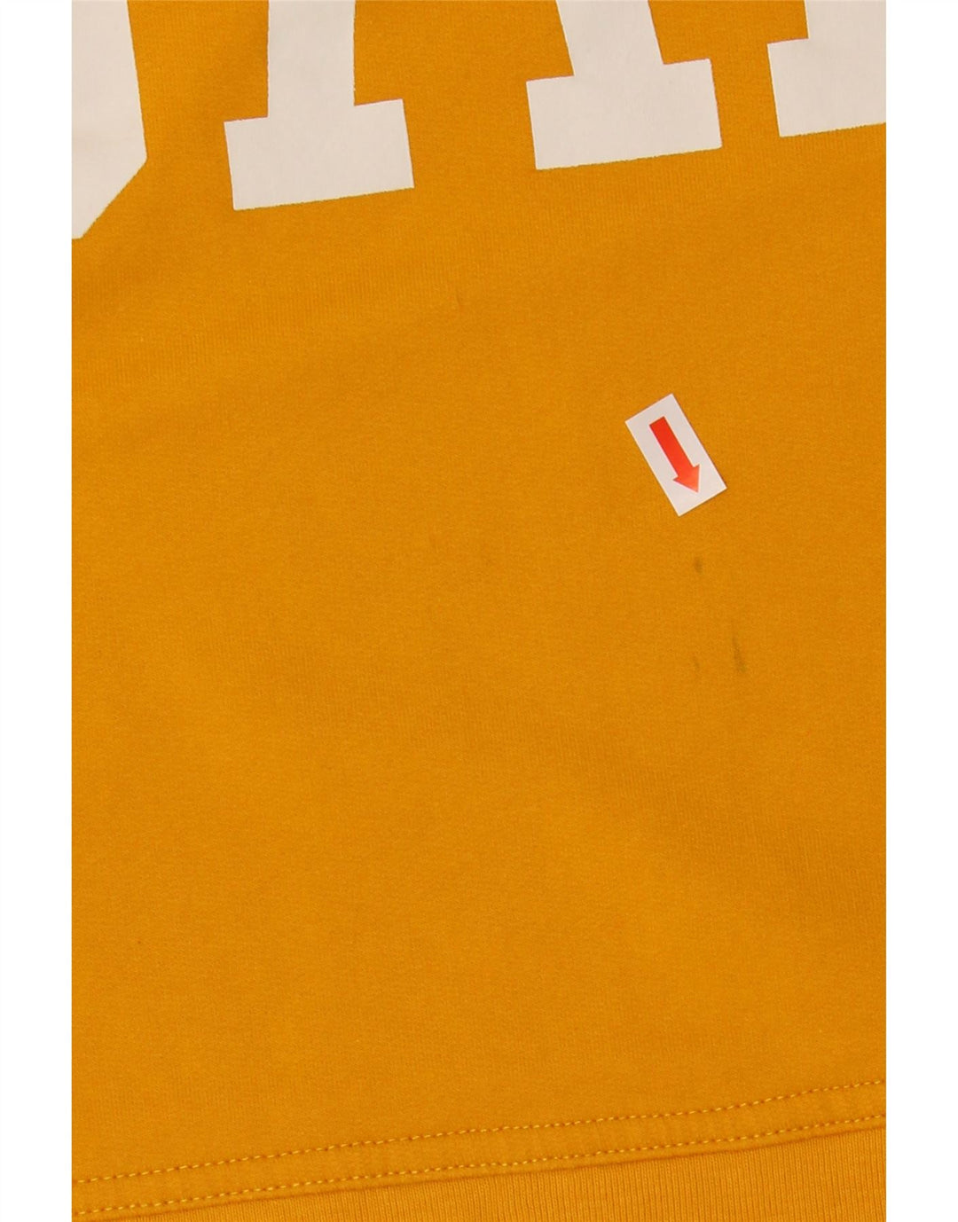 Maglione da donna con grafica oversize GAP UK 10 piccolo cotone giallo