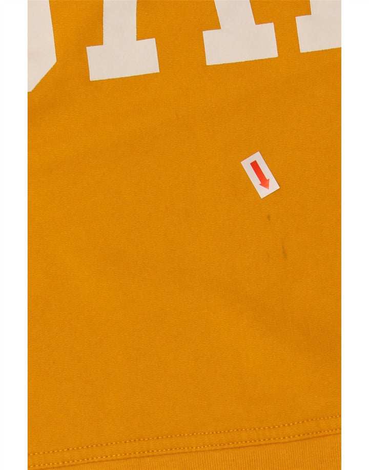 Maglione da donna con grafica oversize GAP UK 10 piccolo cotone giallo