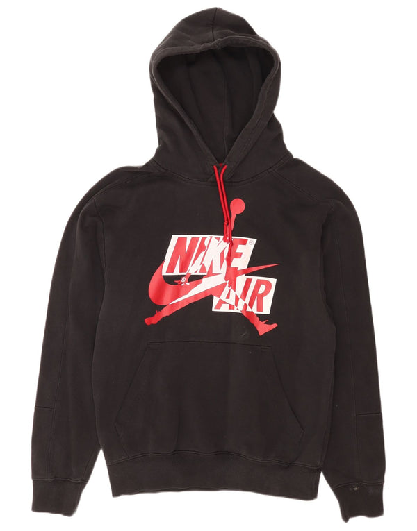 Felpa con cappuccio con vestibilità standard grafica Jordan da uomo XS in cotone nero sportivo