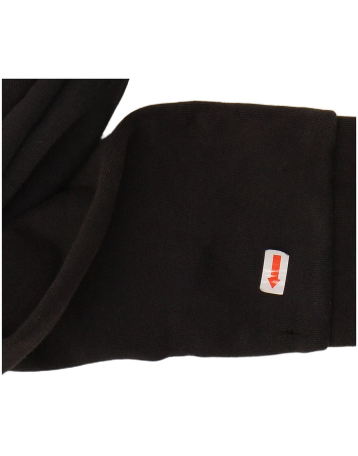 Felpa con cappuccio e zip grafica da donna ADIDAS UK 4/6 XS Nero