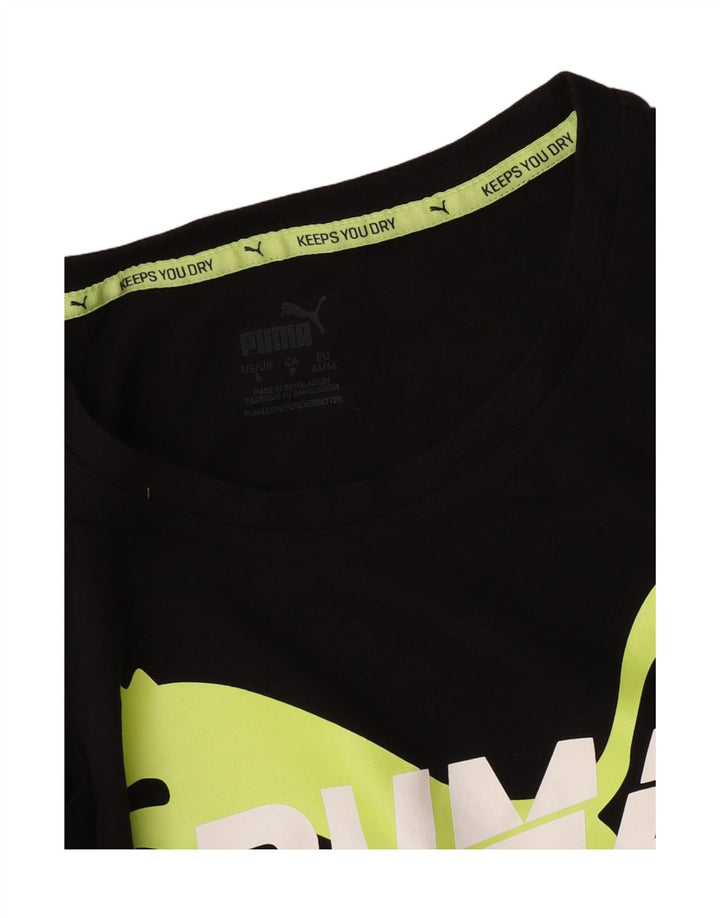 T-shirt grafica da uomo Puma Top Small Nera