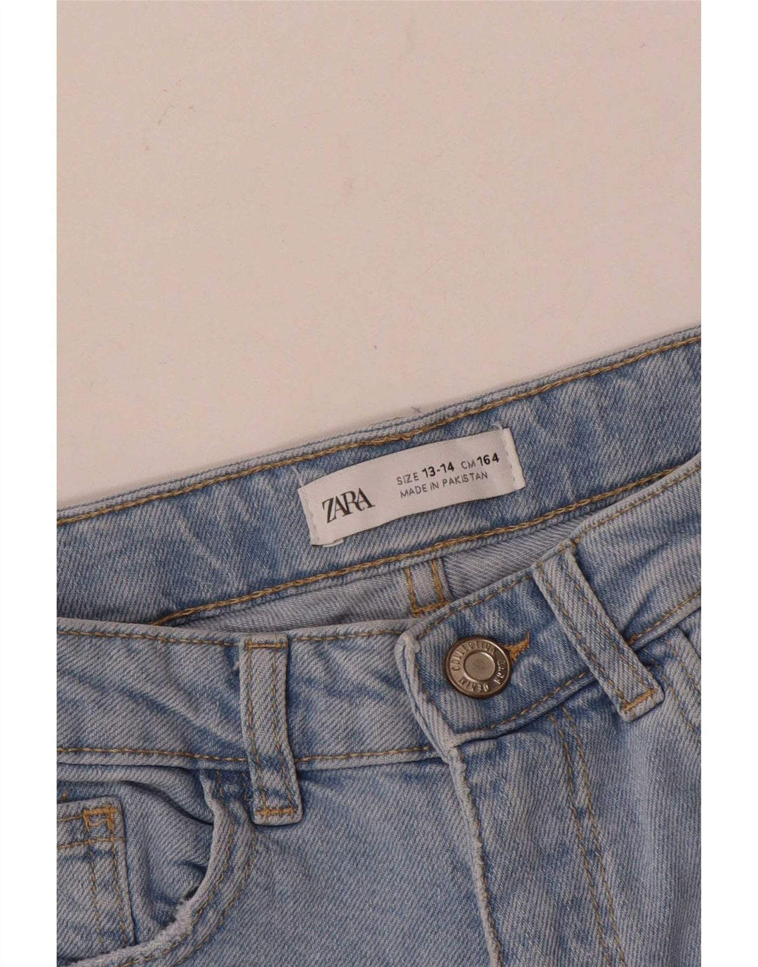 Shorts in denim per bambina ZARA 13-14 anni W24 Blu