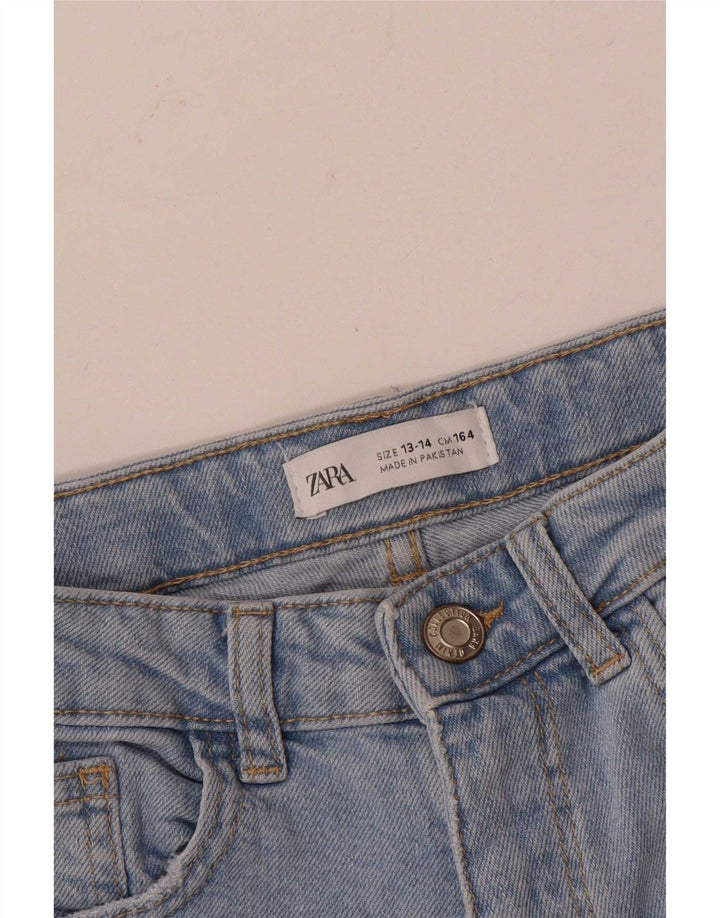 Shorts in denim per bambina ZARA 13-14 anni W24 Blu
