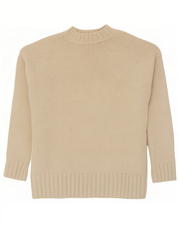 Maglione maglione da uomo con scollo a barca French Connection XS Beige poliammide