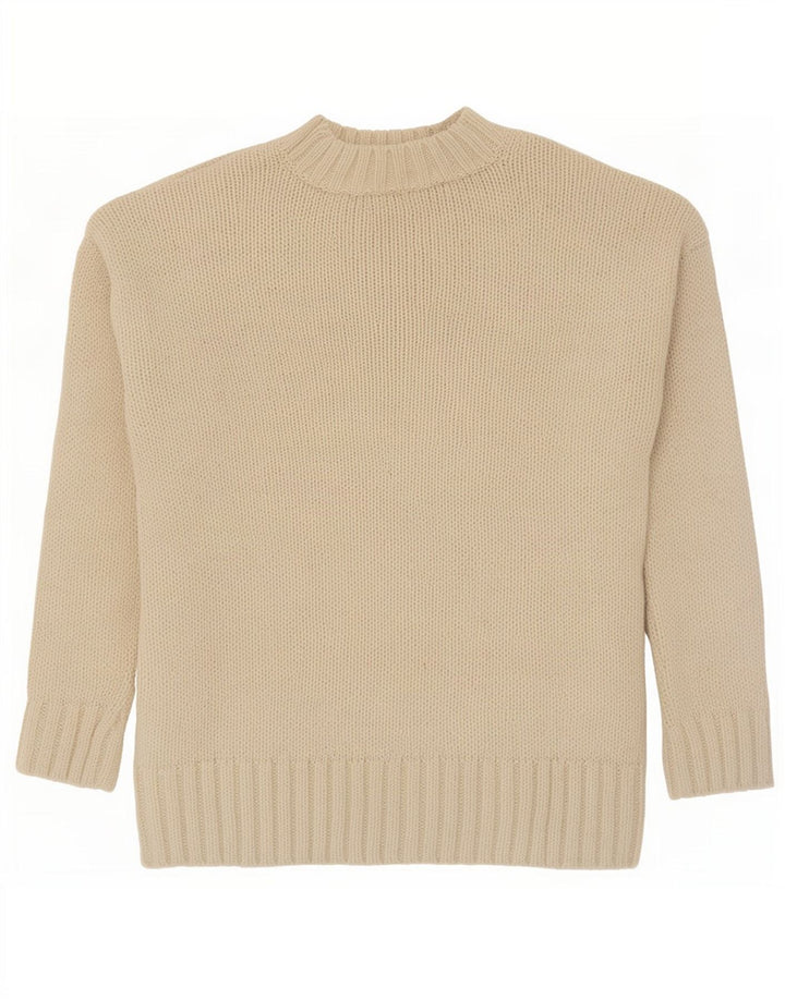 Maglione maglione da uomo con scollo a barca French Connection XS Beige poliammide