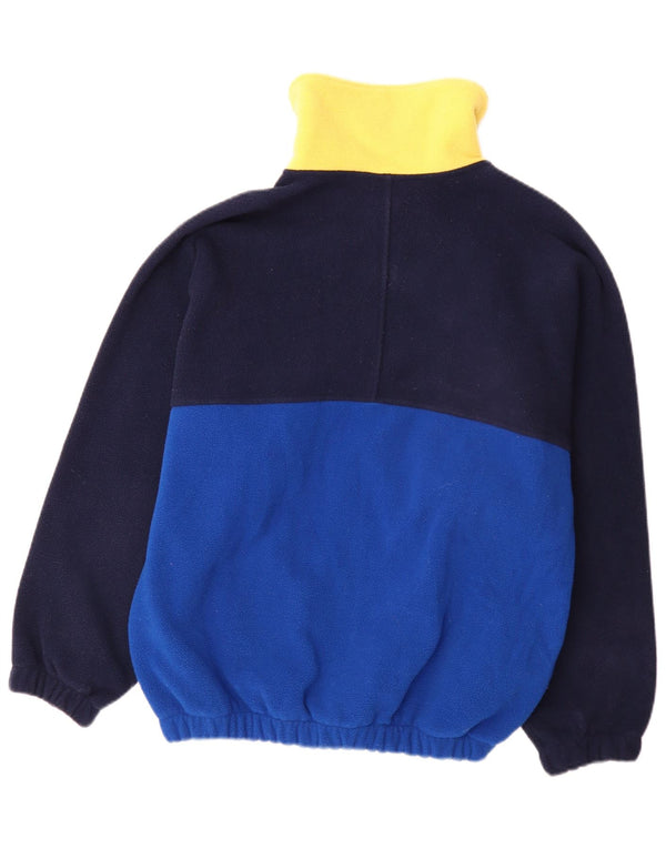 Giacca in pile da uomo Dolomiten UK 36 Small Blu Colourblock Poliestere