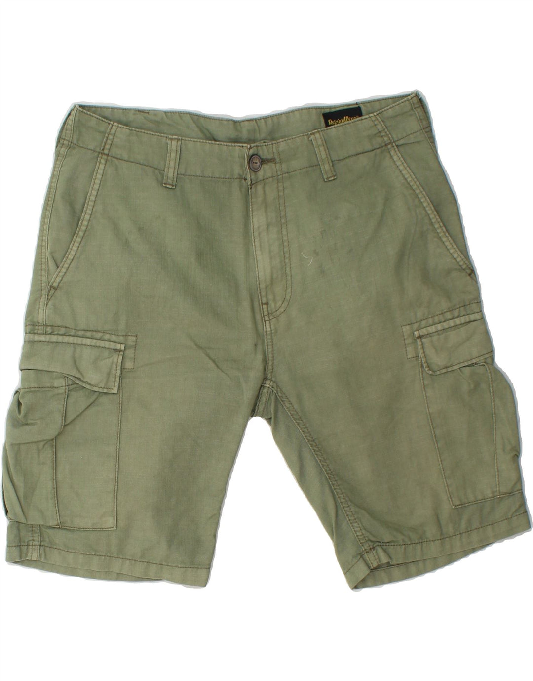 REFRIGIWEAR Mens Cargo Shorts IT 48 Medium W33  Green Cotton Vintage Refrigiwear and Second-Hand Refrigiwear from Messina Hembry 