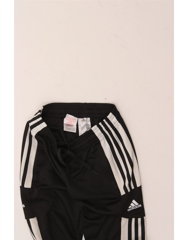 ADIDAS Boys Graphic Tracksuit Trousers 9-10 Years  Black Polyester Vintage Adidas and Second-Hand Adidas from Messina Hembry 