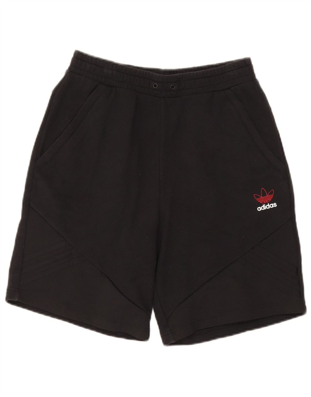 Pantaloncini sportivi da uomo Adidas piccoli in cotone nero