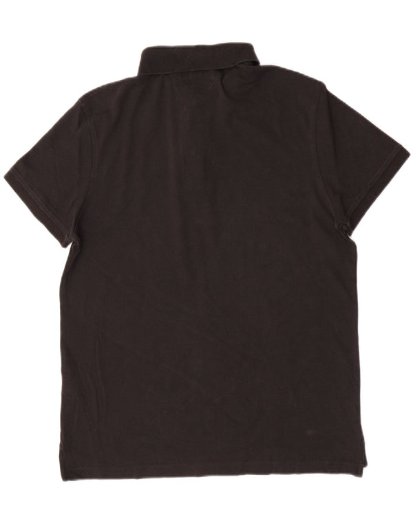 Polo slim fit da uomo Tommy Hilfiger 2XL cotone nero