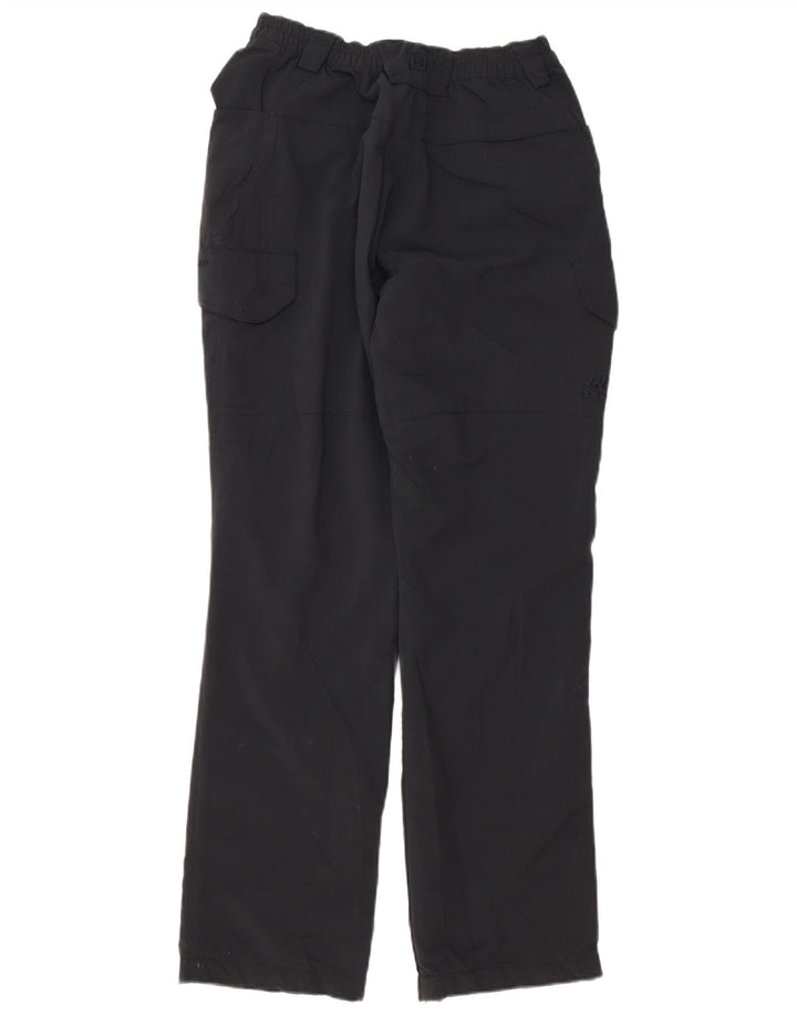 Pantaloni cargo dritti da donna Rohan piccoli W27 L30 neri in poliammide