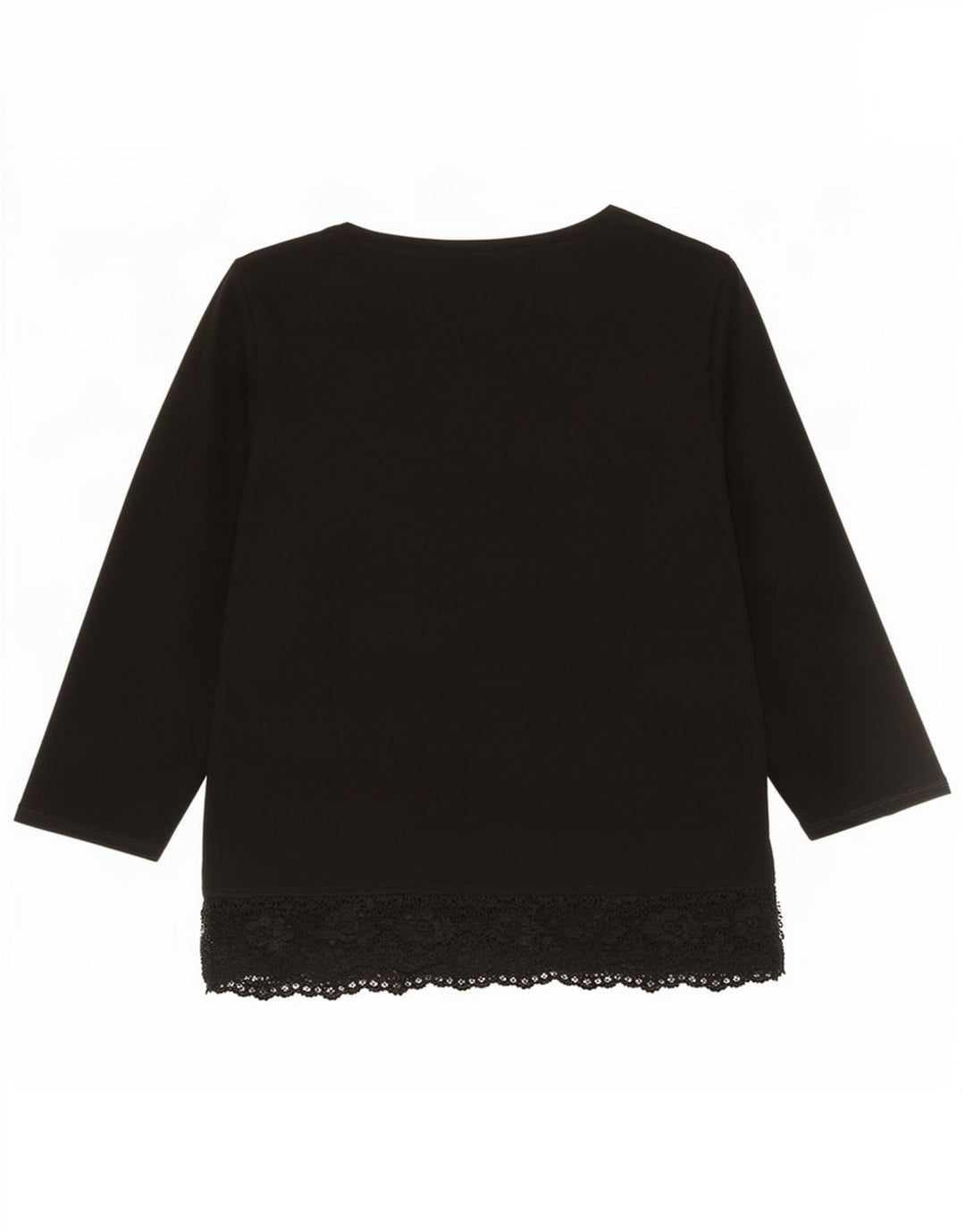 Camicetta camicia a maniche 3/4 da donna Marks & Spencer UK 14 viscosa nera media