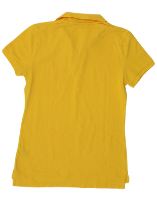 Polo Ralph Lauren da donna skinny fit polo UK 12 cotone giallo medio
