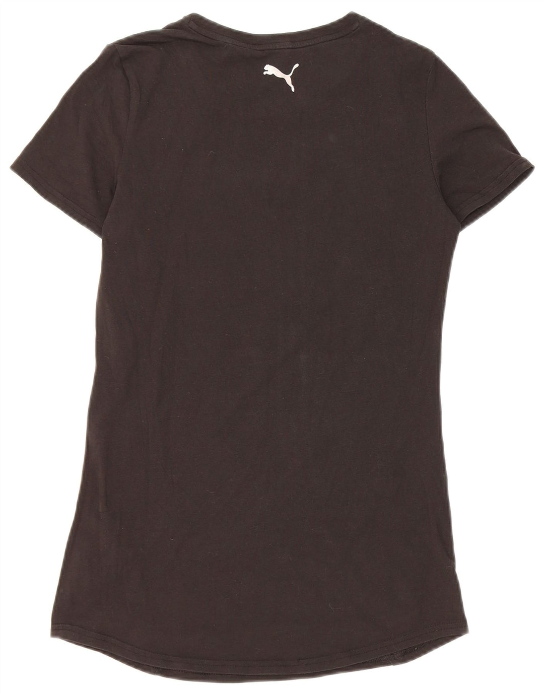 T-shirt grafica corta da donna Puma UK 12 media nera