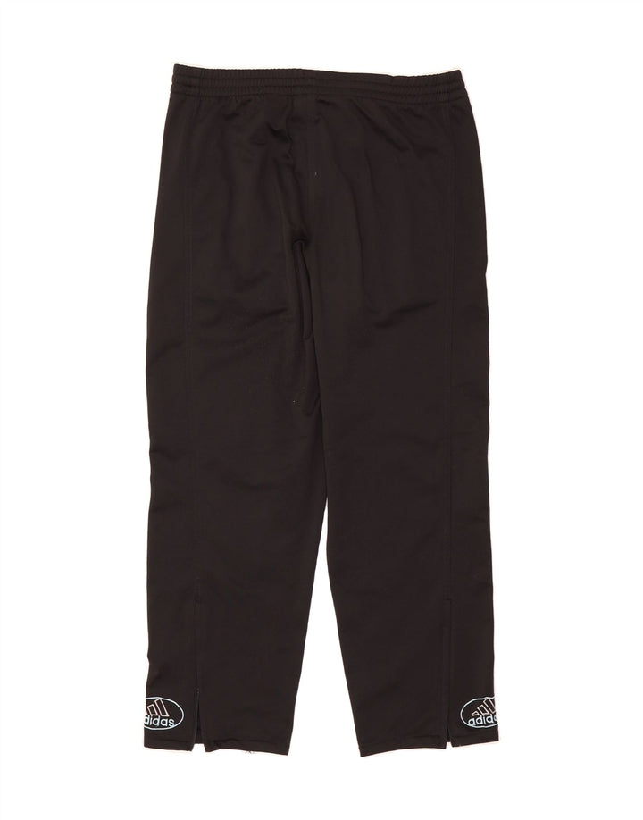 ADIDAS Mens Tracksuit Trousers UK 36/38 Small  Black Polyester Vintage Adidas and Second-Hand Adidas from Messina Hembry 