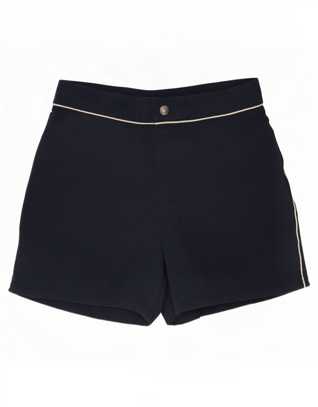 Pantaloncini da bagno da uomo Bear piccoli in poliestere blu navy