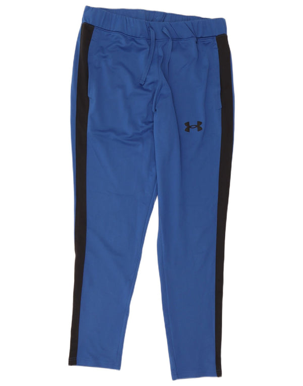 Pantaloni da tuta da uomo Under Armour Large in poliestere color block blu