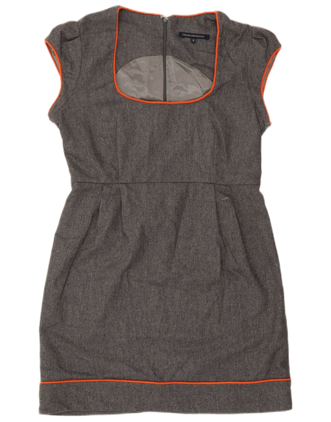Abito tubino da donna French Connection UK 12 Poliestere grigio medio