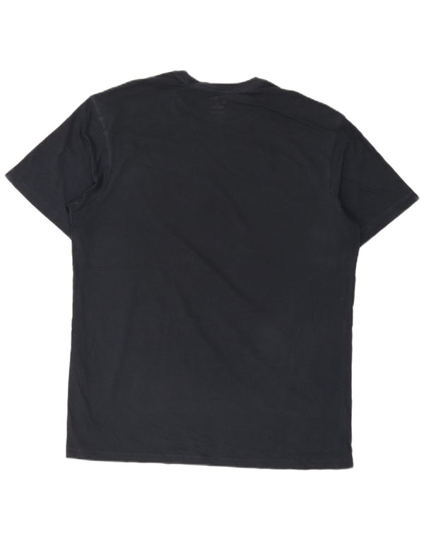 T-shirt da uomo Billabong Top grande in cotone blu navy