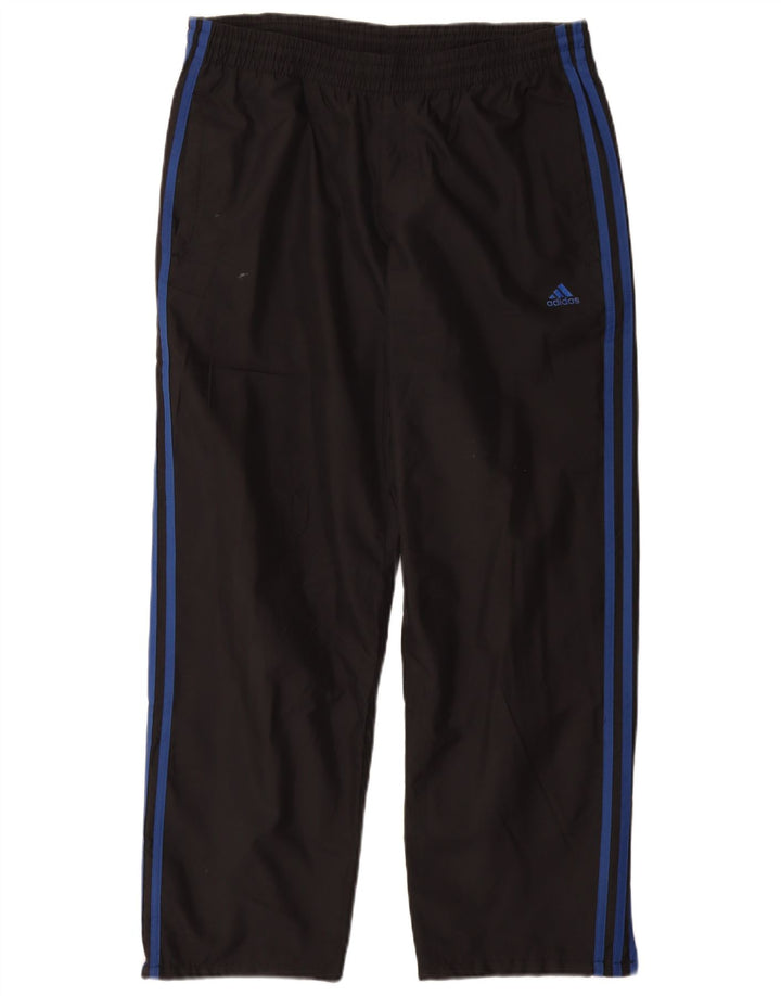 Pantaloni da tuta da uomo Adidas UK 40/42 Medium Nero Poliestere