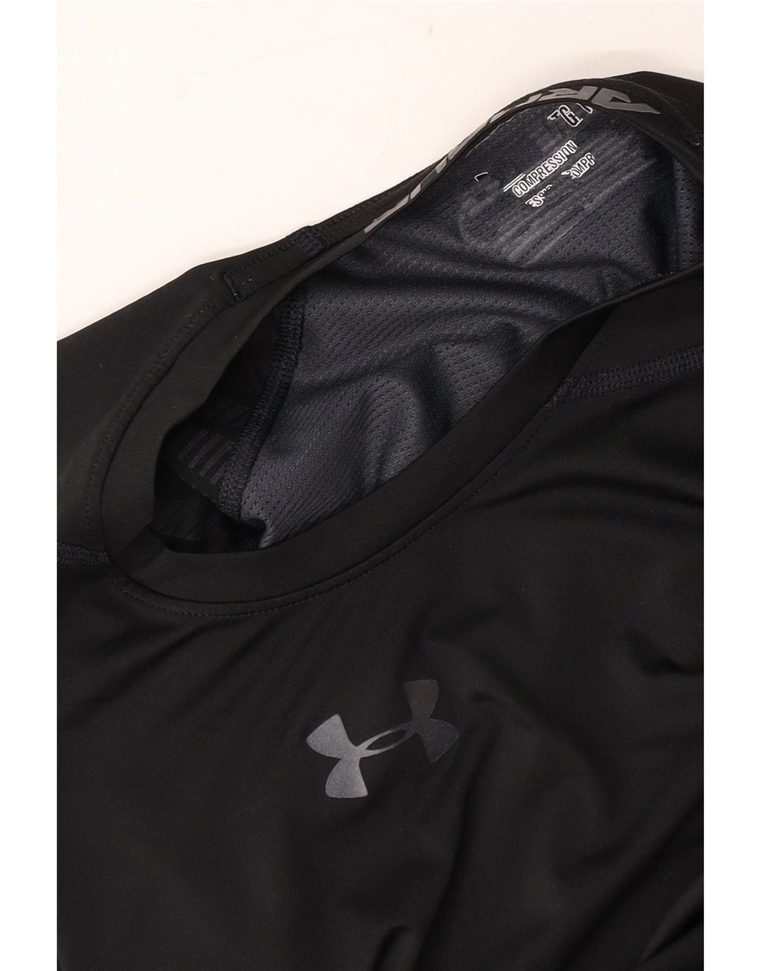 Maglietta grafica da uomo Under Armour Top nera media