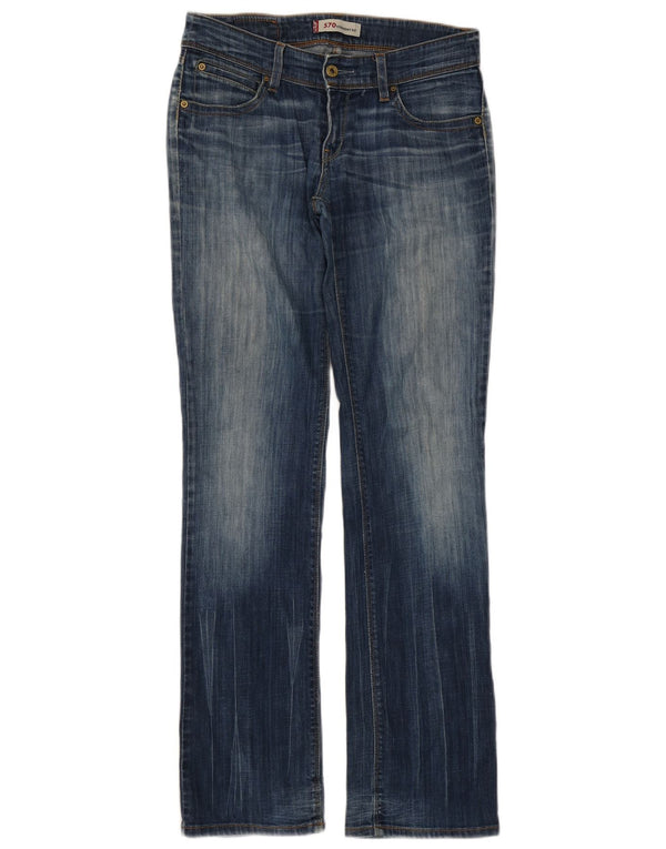 Levi's Donna 571 Jeans dritti W30 L34 Cotone blu