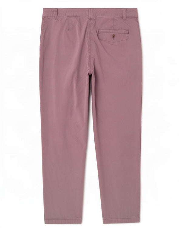 Pantaloni chino dritti da donna Marks & Spencer UK 16 Large W34 L26 Viola