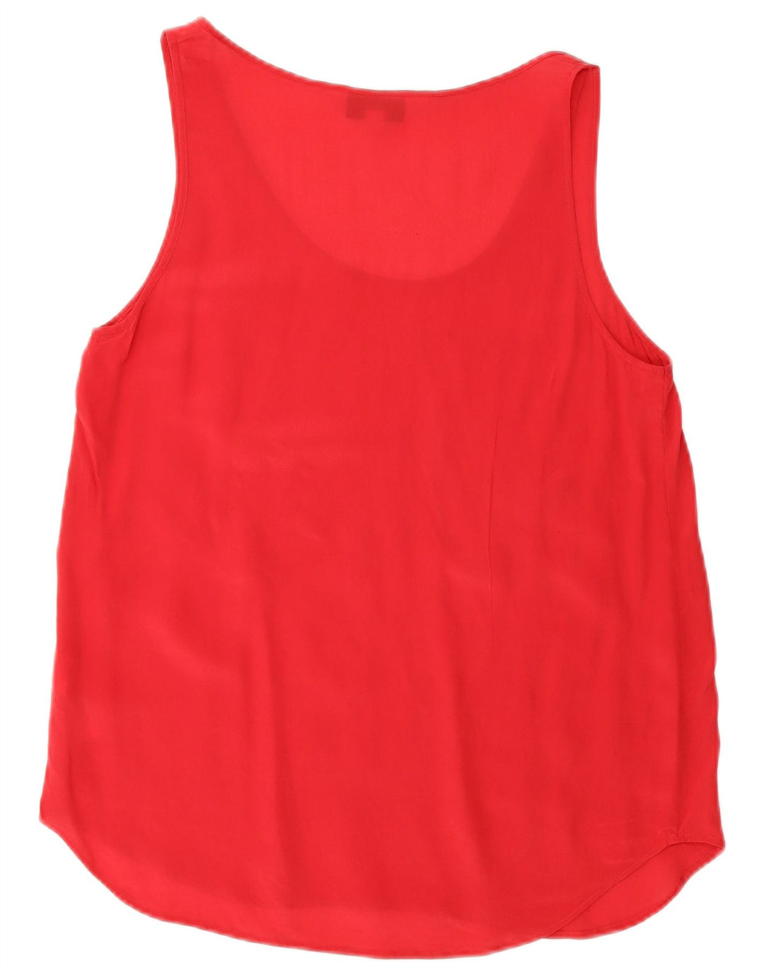 Camicetta senza maniche da donna French Connection Top UK 10 piccola seta rossa