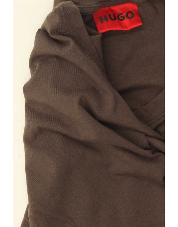 T-shirt da uomo Hugo Boss Top XL in cotone grigio
